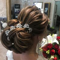 свадебная прическа